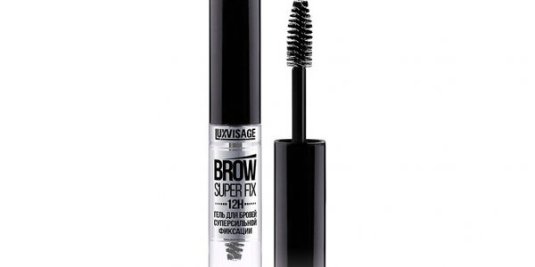 Гель для бровей `LUXVISAGE` BROW SUPER FIX 12H суперсильной фиксации (бесцветный)