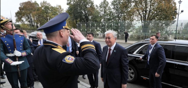 Токаев прибыл в Большой Кремлевский дворец