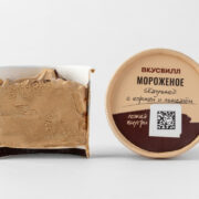 Мороженое «Капучино» с корицей и миндалём