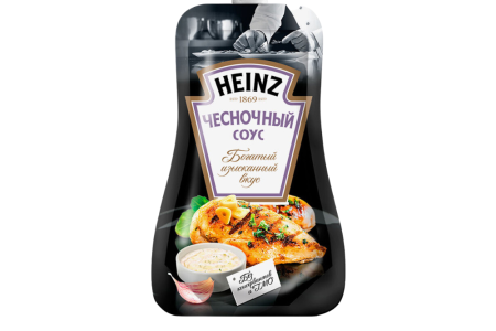 Соус HEINZ Чесночный 230г м/у